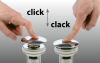 Polysan Vanová výpust 6/4", click-clack, černá mat 71704B