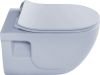 Sapho BRILLA závěsná WC mísa, Rimless, 36, 5x53cm, světlá modrá mat 100614-107