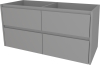 Mereo Opto, koupelnová skříňka 121 cm, Multidecor, Šedý Supermat CN993SSEDA