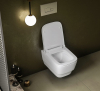 BELLO závěsné WC Rimless s podomítkovou nádržkou a tlačítkem Schwab, bílá 100214-SET5