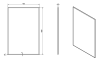 Sapho ACCORD zrcadlo s fazetou 40x60cm, CU free MF422