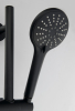 Sapho Sprchová souprava, posuvný držák 700mm, černá mat SC515