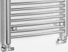 Aqualine ALYA otopné těleso oblé 600x1110mm, chrom LLC202