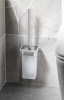 Gedy SAMOA WC štětka závěsná, mléčné sklo, chrom A83313