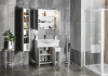 Aqualine KERAMIA FRESH umyvadlová skříňka 75, 2x74x34, 4cm, bílá 50082A
