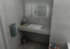 Sapho TAILOR rockstone deska 230x50 cm, provedení límce F TR230F