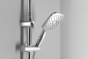 Aqualine KERA sprchový sloup s napojením na baterii, chrom SL430