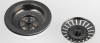 Bruckner Dřezová výpust 6/4", nerez/gun metal 155.121.6