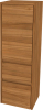 Mereo Opto koupelnová skříňka vysoká 125 cm, levé otevírání, Multidecor, Ořech Dijon přírodní CN995LODP1