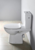 Sapho HANDICAP WC kombi zvýšený sedák, Rimless, zadní odpad, bílá K11-0221