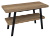 Sapho TWIGA umyvadlový stolek 110x72x50 cm, černá mat/dub Rover VC453-110-4