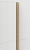 Polysan ESCA GOLD MATT jednodílná sprchová zástěna k instalaci ke stěně, kouřové sklo, 800 mm ES1280-04