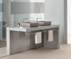 GSI SAND/NUBES keramické umyvadlo na desku 50x38cm, tortora mat 903705