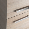 Aqualine VEGA skříňka vysoká s košem, 40x150x31cm, dub platin VG960