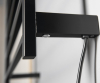 Sapho ELZOR elektrický sušák ručníků 500x470 mm, 60 W, černá mat EB510