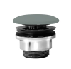 GSI GSI umyvadlová výpust 5/4“, neuzavíratelná, keramická zátka, 5-65mm, agave mat PVC04