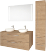 Mereo Bino, koupelnová skříňka s keramickým umyvadlem 121 cm, dub Arlington CN623