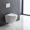 Mereo WC závěsné kapotované, Smart Flush RIMLESS, 490x370x360, keramické, vč. sedátka CSS123 VSD82T1