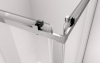 Polysan THRON SQUARE čtvercový sprchový kout 1200x800mm, hranaté pojezdy, rohový vstup TL2280-5002