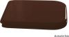 Kerasan WALDORF WC sedátko, Soft Close, ořech/bronz 418640