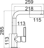 Granitový dřez Sinks AMANDA 780.1 Metalblack+ENIGMA S GR AM780174ENSGR