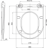 Mereo WC kombi, vyvýšené, vario odpad, kapotované, Smart Flush RIMLESS, keramické vč. sedátka VSD92T1
