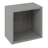 Sapho ESPACE otevřená policová skříňka 35x35x22cm, dub stříbrný ESC150-1111
