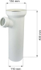 Aliaxis Česká republika s.r.o. Připojovací kus DN 100/D 110, 400 mm, s odbočkou DN40, 6/4", přímý PR7081C (58A08010099)