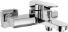 Mereo Vanová nástěnná baterie, Mada, 150 mm, bez příslušenství, chrom CBQ90103M