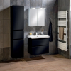 Aqualine ALTAIR vysoká skříňka s košem 40x184x31cm, černá mat AI685