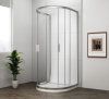 Polysan EASY půlkruhová sprchová zástěna 900x900mm, čiré sklo EL4615