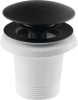 Polysan Vanová výpust 6/4", click-clack, černá mat 71704B