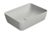 GSI SAND/NUBES keramické umyvadlo na desku 50x38cm, cenere mat 903717