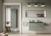 Sapho ESPACE skříňka 35x172x32cm, 2x dvířka, levá/pravá, verde strip ESC230-4444S