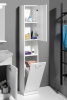 Aqualine SIMPLEX ECO vysoká skříňka s košem 30x180x30cm SIME310