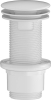 Sapho Umyvadlová výpust 5/4“, neuzavíratelná, velká zátka, 10-80mm, ABS/bílá mat CV1232WM