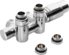 Bruckner WICHER COMBI připojovací sada termostatická pro středové připojení 50mm, chrom 600.331.1