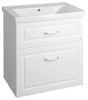 Aqualine FAVOLO umyvadlová skříňka 67x72, 5x44, 6cm, bílá mat FV270