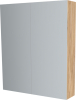 Mereo Koupelnová skříňka zrcadlová 80 cm, galerka, 2 x dvířka, Multidecor, Jasan horský CN798G82JASH