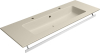 GSI PURA keramické dvojumyvadlo Slim 122x46cm, creta mat 8887208