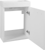Aqualine ZOJA skříňka s keramickým umyvadlem 40x22 cm, bílá 51049A-02
