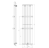 Sapho COLONNA otopné těleso 450x1800 mm, břidlice s texturou IR147