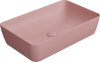 GSI NUBES keramické umyvadlo na desku 60x38cm, blush mat 903624