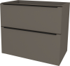 Mereo Mailo, koupelnová skříňka 101 cm, černé madlo, Multidecor, Lávová šedá CN592SBLAS1