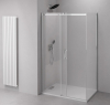 Polysan THRON ROUND obdélníkový sprchový kout 1500x1000mm, kulaté pojezdy TL1510-5005