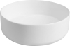 Isvea INFINITY ROUND keramické umyvadlo na desku, průměr 36cm, bílá mat 10NF65036-2L