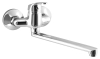 Aqualine AQUALINE 35 nástěnná baterie, rozteč 100mm, ramínko ploché, chrom 52021