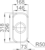 Nerezový dřez Sinks SINGULAR 168 V 0,7mm leštěný RDSIL1683187V