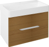 Sapho MEDIENA umyvadlová skříňka 76x51x48, 5cm, bílá mat/dub natural MD082