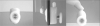 Mereo Sprchový set z Kory Lite, čtvrtkruh, 90 cm, bílý ALU, Grape a vaničky vč. sifonu, bez noži CK35121ZM